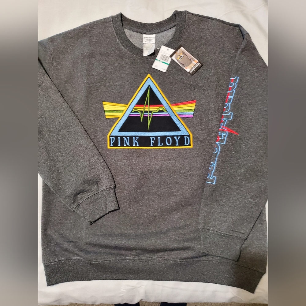 Pink Floyd Embroiderd Graphic Sweatshirt